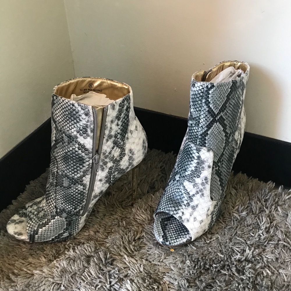 Zebra Print Heels